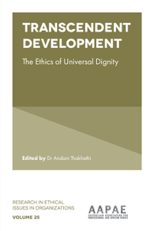 Cover of Transcendent Development: The Ethics of Universal Dignity