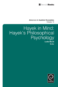 Cover of Hayek in Mind: Hayek's Philosophical Psychology