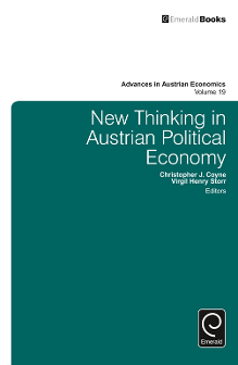 Cover of New Thinking in Austrian Political Economy
