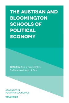 Cover of The Austrian and Bloomington Schools of Political Economy