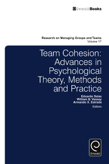 Cover of Team Cohesion: Advances in Psychological Theory, Methods and Practice