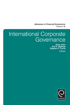 Cover of International Corporate Governance