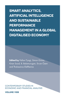 Cover of Smart Analytics, Artificial Intelligence and Sustainable Performance Management in a Global Digitalised Economy