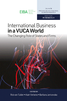 Cover of International Business in a VUCA World: The Changing Role of States and Firms