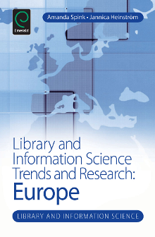 Cover of Library and Information Science Trends and Research: Europe