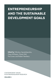 Cover of Entrepreneurship and the Sustainable Development Goals