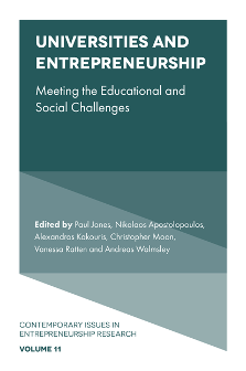Cover of Universities and Entrepreneurship: Meeting the Educational and Social Challenges