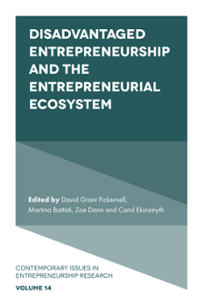 Cover of Disadvantaged Entrepreneurship and the Entrepreneurial Ecosystem
