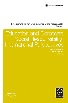 Cover of Education and Corporate Social Responsibility International Perspectives