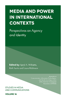 Cover of Media and Power in International Contexts: Perspectives on Agency and Identity