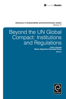 Cover of Beyond the UN Global Compact: Institutions and Regulations