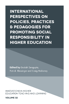 Cover of International Perspectives on Policies, Practices & Pedagogies for Promoting Social Responsibility in Higher Education