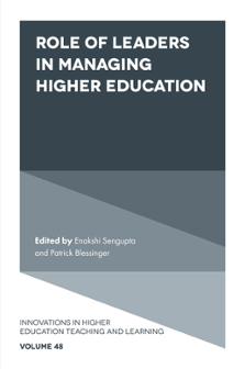 Cover of Role of Leaders in Managing Higher Education