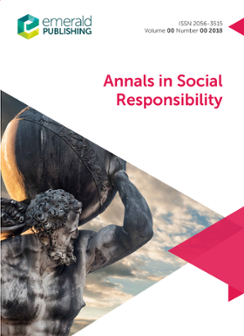 Cover of Annals in Social Responsibility