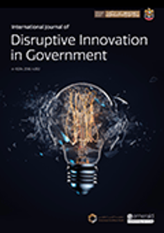 Cover of International Journal of Disruptive Innovation in Government
