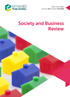 Cover of Society and Business Review