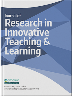Cover of Journal of Research in Innovative Teaching & Learning