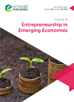 Cover of Journal of Entrepreneurship in Emerging Economies