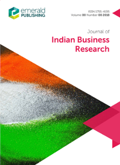 Cover of Journal of Indian Business Research