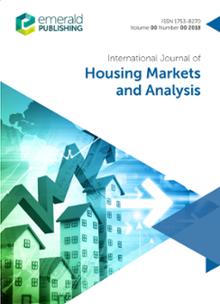 Cover of International Journal of Housing Markets and Analysis
