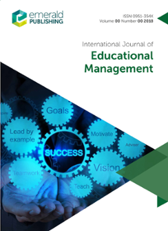 Cover of International Journal of Educational Management