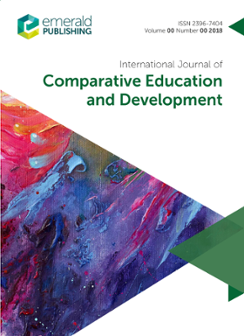 Cover of International Journal of Comparative Education and Development