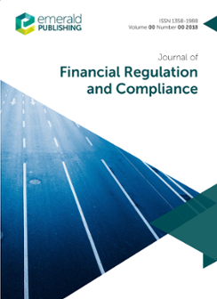 Cover of Journal of Financial Regulation and Compliance