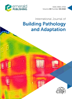 Cover of International Journal of Building Pathology and Adaptation