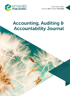 Cover of Accounting, Auditing & Accountability Journal