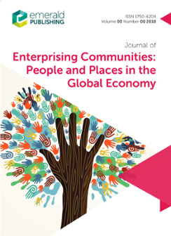 Cover of Journal of Enterprising Communities: People and Places in the Global Economy