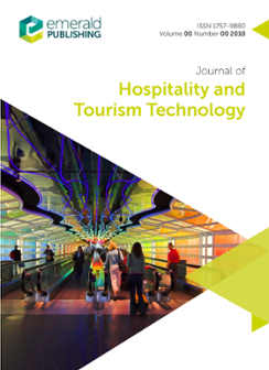 Cover of Journal of Hospitality and Tourism Technology