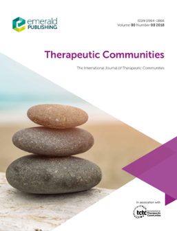 Cover of Therapeutic Communities: The International Journal of Therapeutic Communities