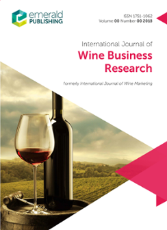 Cover of International Journal of Wine Business Research
