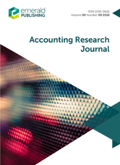 Cover of Accounting Research Journal