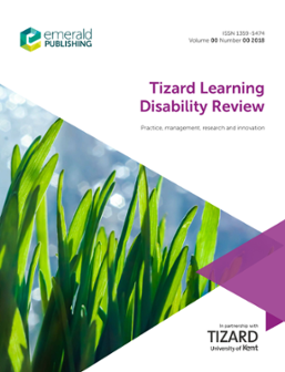 Cover of Tizard Learning Disability Review