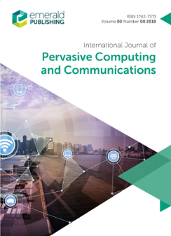 Cover of International Journal of Pervasive Computing and Communications