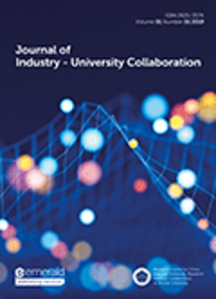 Cover of Journal of Industry - University Collaboration