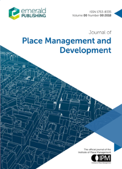 Cover of Journal of Place Management and Development