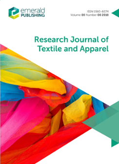 Cover of Research Journal of Textile and Apparel