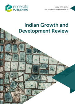 Cover of Indian Growth and Development Review