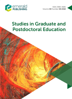 Cover of Studies in Graduate and Postdoctoral Education