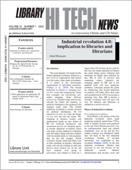 Cover of Library Hi Tech News