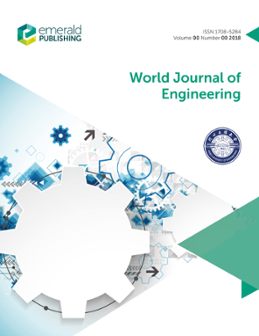 Cover of World Journal of Engineering