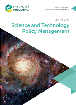 Cover of Journal of Science and Technology Policy Management