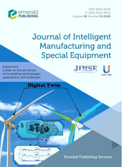 Cover of Journal of Intelligent Manufacturing and Special Equipment