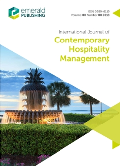 Cover of International Journal of Contemporary Hospitality Management