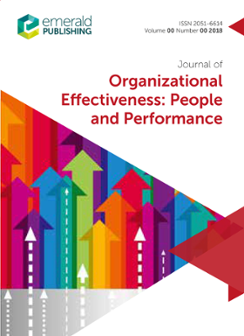 Cover of Journal of Organizational Effectiveness: People and Performance