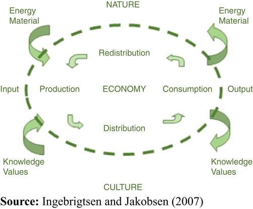 A conceptual framework for ecological economics based on systemic